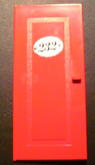 Door 1 x 6 x 10 with '232' Pattern (Sticker) - Set 232