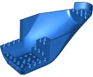 Aircraft Fuselage Aft Section Curved Bottom 8 x 16 with 2 Holes