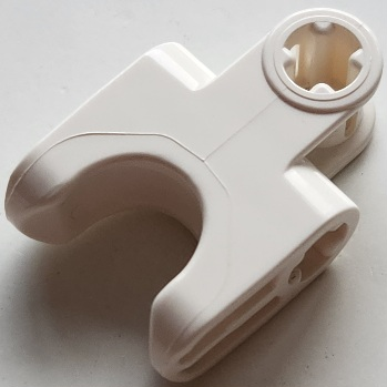 Technic, Axle Connector 2 x 3 with Ball Joint Socket - Closed Sides, Straight Forks with Closed Axle Holes