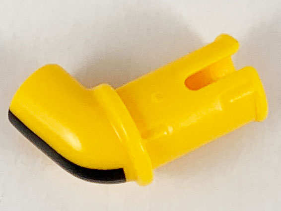 Arm with Technic Pin with Black Stripe Pattern