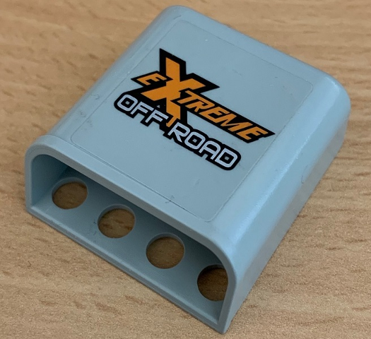 Technic Engine Air Scoop 4 x 4 x 1 1/3 with 'EXTREME OFF ROAD' Pattern (Sticker) - Set 8465