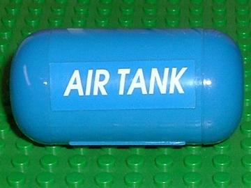 Pneumatic Air Tank with White 'AIR TANK' Pattern (Sticker) - Set 8250