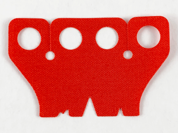 Minifigure Coattails Cloth, Short and Tattered