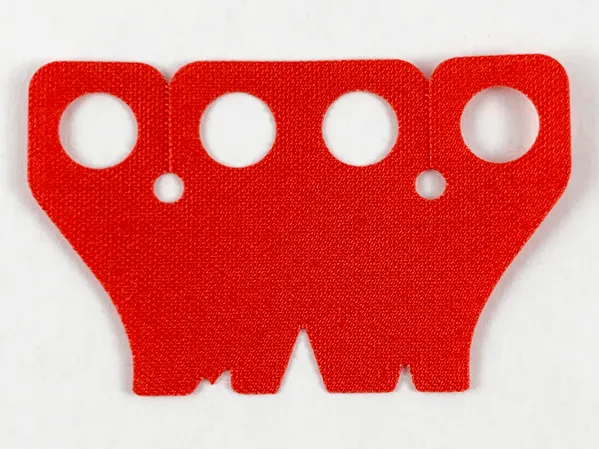 Minifigure Coattails Cloth, Short and Tattered