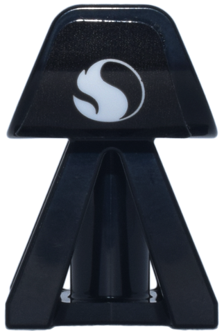 Vehicle, Double Wishbone Suspension Block with Wheel Deflector and Axle Holes with White Circle Snapdragon Logo Pattern (Sticker) - Set 77244