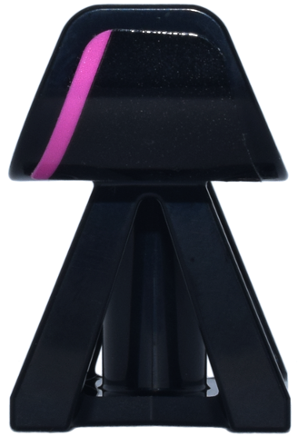 Vehicle, Double Wishbone Suspension Block with Wheel Deflector and Axle Holes with Dark Pink Stripe Pattern Model Right Side (Sticker) - Set 77248