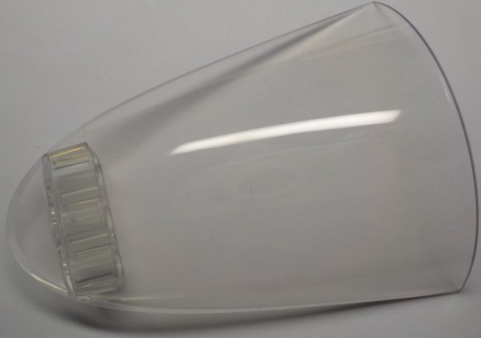 Windscreen 9 x 7 x 2 1/2 Curved Motorcycle with Technic, Liftarm Thick 1 x 3