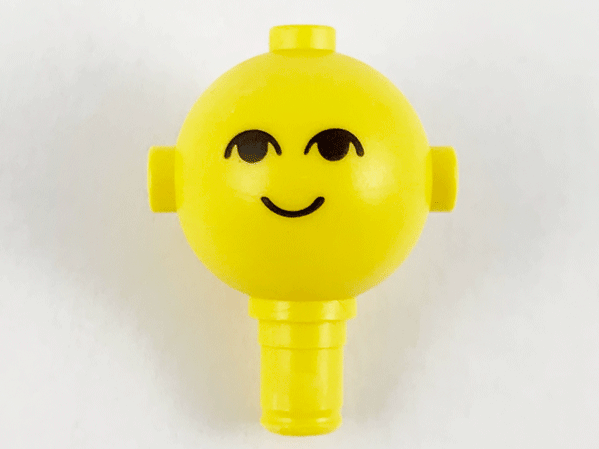 Homemaker Figure / Maxifigure Head with Black Eyes and Smile Pattern