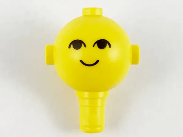 Homemaker Figure / Maxifigure Head with Black Eyes and Smile Pattern