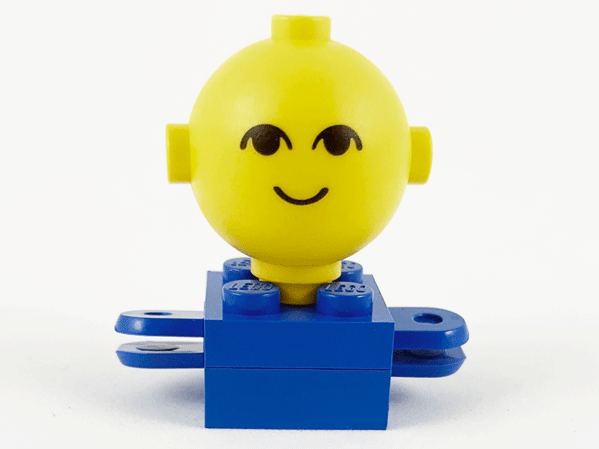 Homemaker Figure / Maxifigure Torso Assembly with Yellow Head with Black Eyes and Smile Pattern (792c03 / 685px1)