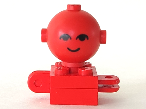Homemaker Figure / Maxifigure Torso Assembly with Red Head with Black Eyes and Smile Pattern (792c03 / 685px1)