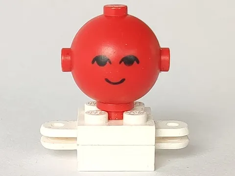 Homemaker Figure / Maxifigure Torso Assembly with Red Head with Black Eyes and Smile Pattern (792c03 / 685px1)
