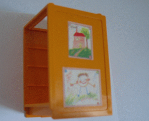 Scala Dresser without Top with Children's Drawings Pattern (Sticker) - Set 3112