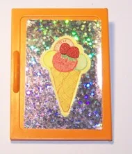 Scala Cupboard Door 8 x 6 with Ice Cream and Hologram Pattern (Sticker) - Set 3116