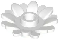 Plant Flower 2 x 2 Round with 16 Petals (Sunflower) with Open Stud