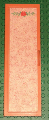 Scala Cupboard Door Large with Rose and Leaves Pattern (Sticker) - Set 3242