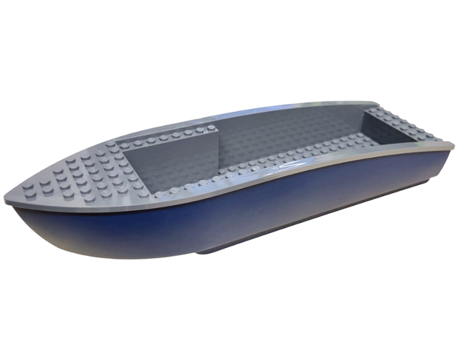 Boat, Hull Unitary 34 x 10 x 5 1/3 with Dark Bluish Gray Top (6924 / 6922)
