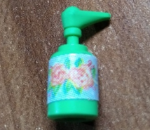 Scala Accessories Bottle Pump with 2 Roses Pattern (Sticker) - Set 3242