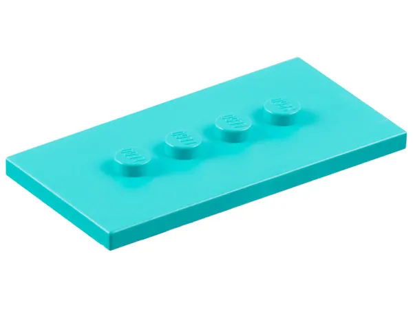 Tile, Modified 3 x 6 with 4 Studs in Center