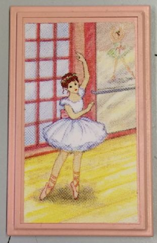 Scala Wall, Panel 6 x 10 with Ballerina Pattern (Sticker) - Set 3270