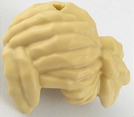 Mini Doll, Hair Dreadlocks with Parted Bangs Swept Back and Left and Short Ponytail