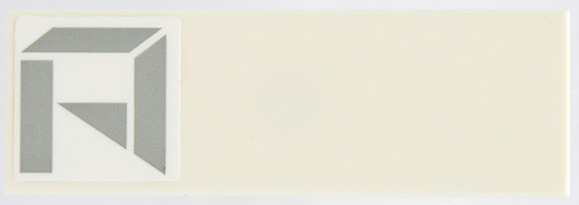 Tile 2 x 6 with Light Bluish Gray Geometric Pattern (Sticker) - Set 75305