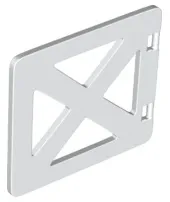 Duplo Door / Window Pane 1 x 4 x 3 with 4 Panes Cross Bars