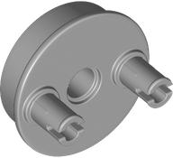 Technic Rotation Joint Disk with Large Pin and 2 Pins