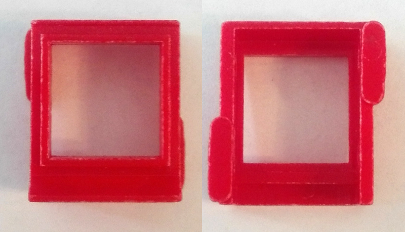 Window 1 x 2 x 2, without Glass for Slotted Bricks