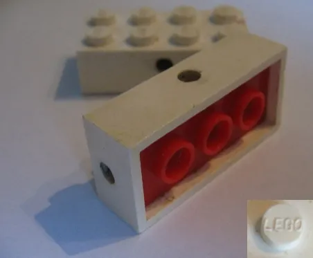 Brick, Modified 2 x 4 with Wheels Holder, Opaque Bottom