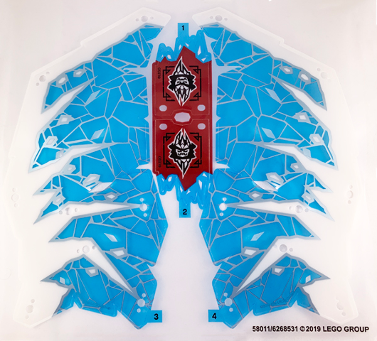 Plastic Sheet for Set 70678 - (58011/6268531)