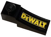 Arch 1 x 3 Inverted with Yellow DeWALT Logo Pattern Model Left Side (Sticker) - Set 76919