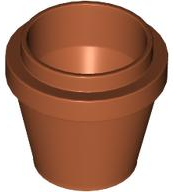 Container, Flowerpot with Groove on Top