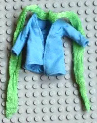 Scala, Clothes Female Jacket with Medium Green Scarf