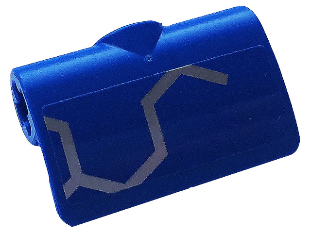 Technic, Panel Curved 2 x 3 x 1 with Silver Race Pattern Model Right Side (Sticker) - Set 42123