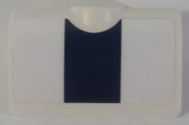 Technic, Panel Curved 2 x 3 x 1 with Dark Blue Stripe Pattern (Sticker) - Set 42154