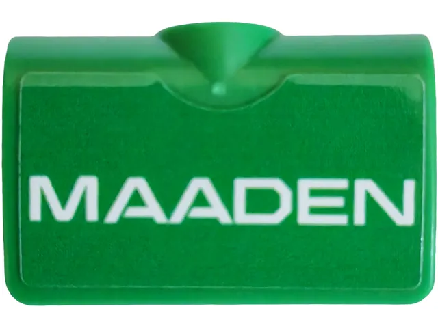 Technic, Panel Curved 2 x 3 x 1 with White 'MAADEN' Pattern (Sticker) - Set 42240