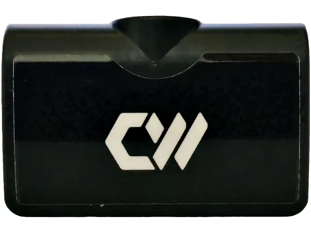 Technic, Panel Curved 2 x 3 x 1 with White 'CW' CoreWeave Logo Pattern (Sticker) - Set 42240