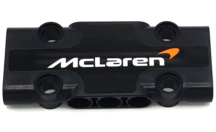 Technic, Panel Plate 3 x 7 x 1 with White 'McLaren' Pattern (Sticker) - Set 42141