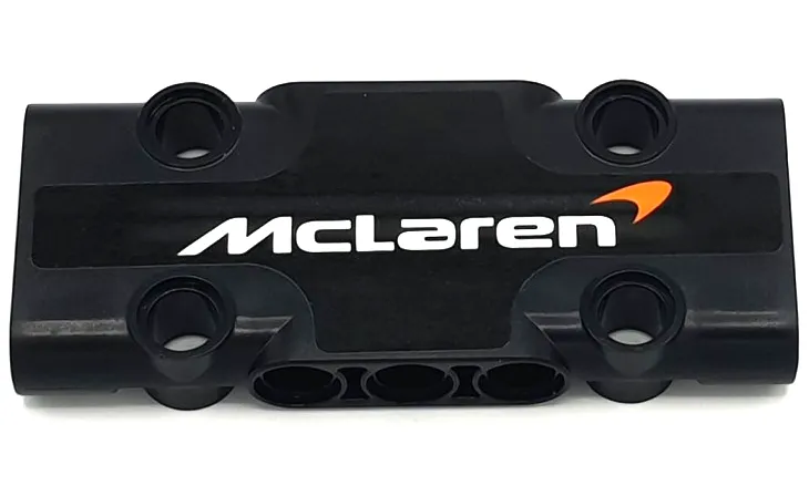 Technic, Panel Plate 3 x 7 x 1 with White 'McLaren' Pattern (Sticker) - Set 42141