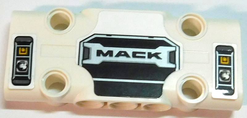 Technic, Panel Plate 3 x 7 x 1 with Headlights and Grille with 'MACK' Pattern (Stickers) - Set 42167