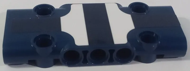 Technic, Panel Plate 3 x 7 x 1 with White Stripes Pattern (Sticker) - Set 42154