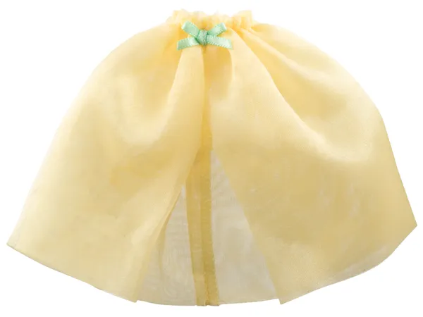 Scala, Clothes Female Skirt Long, Shiny, Sheer with Medium Green Bow at Waist