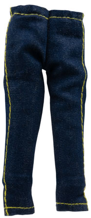 Scala, Clothes Female Pants with Yellow Stitching (Jeans)