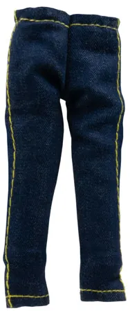 Scala, Clothes Female Pants with Yellow Stitching (Jeans)