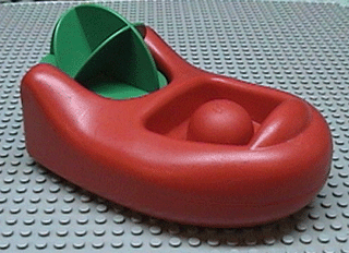 Primo Vehicle Boat with Green Paddle Wheel