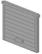 Garage 4 x 8 x 3 Door - HO