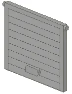 Garage 4 x 8 x 3 Door - HO