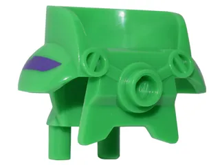 Minifigure Armor Space with Shoulder Protection with Purple Stripe Pattern