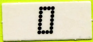 Paper Scoreboard Number 0